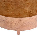 Billie 46 in. W Round Burl Wood Coffee Table by Butler Specialty Company
