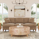 Billie 46 in. W Round Burl Wood Coffee Table by Butler Specialty Company