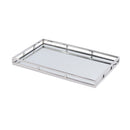 Winona 22 in. W Rectangular Metal and Mirrored Glass Serving Tray by Butler Specialty Company