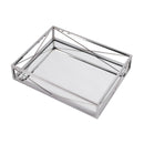 Cosgrove 21 in. W Rectangle Metal and Mirrored Glass Serving Tray by Butler Specialty Company