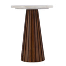 Dara 14 in. W Round Marble Top Side Table by Butler Specialty Company