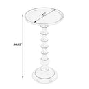 Mia 11 in. W Round Metal Side Table by Butler Specialty Company