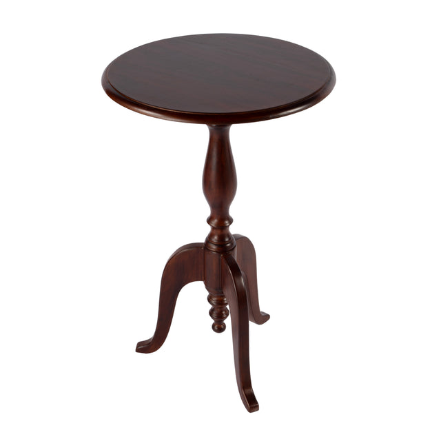 Tia 18 in. W Round Wood Pedestal Side Table by Butler Specialty Company