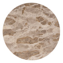 Zion 16 in. W Round Marble and Iron Side Table by Butler Specialty Company