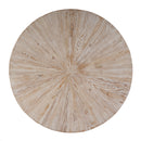 Akemi 38.5 in. W Round Wood and Iron Coffee Table by Butler Specialty Company