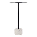 Garrett 13.75 in. W Round Iron and Marble Side Table by Butler Specialty Company