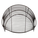 Artemis 30 in. W Oval Iron Basket Accent Chair by Butler Specialty Company