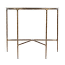 Evelyn 36.5 in. W Demilune Marble and Iron Console Table by Butler Specialty Company