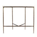 Evelyn 36.5 in. W Demilune Marble and Iron Console Table by Butler Specialty Company