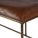 Lloyd 48 in. W Leather and Iron Backless Upholstered Bench by Butler Specialty Company