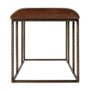 Lloyd 48 in. W Leather and Iron Backless Upholstered Bench by Butler Specialty Company