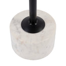 Graham 13 in. W Round Marble and Iron Side Table by Butler Specialty Company