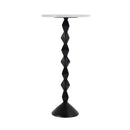 Ada 12 in. W Round Marble and Metal Side Table by Butler Specialty Company