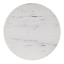 Amra 12 in. W Round Marble and Wood Side Table by Butler Specialty Company