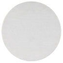 Milan 20 in. W Round Marble & Metal Pedestal Base Side Table by Butler Specialty Company
