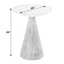 Via 20 in. W Round Solid Wood Side Table by Butler Specialty Company