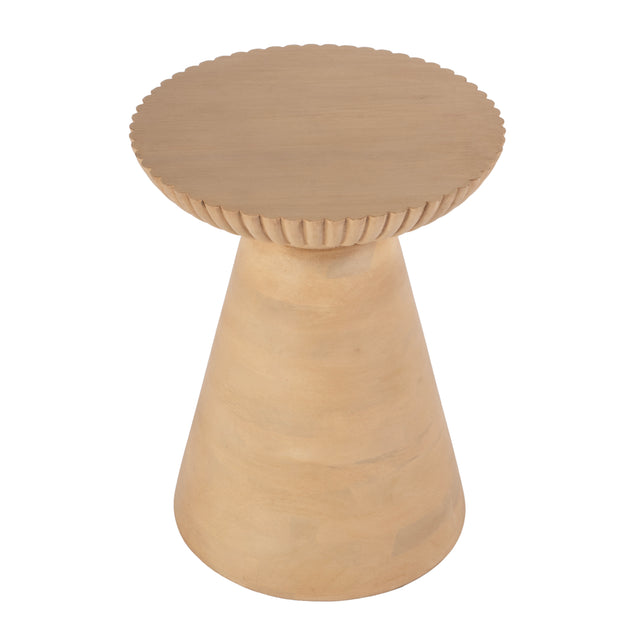 Kofi 14 in. W Round Wood Side Table by Butler Specialty Company