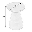 Kofi 14 in. W Round Wood Side Table by Butler Specialty Company
