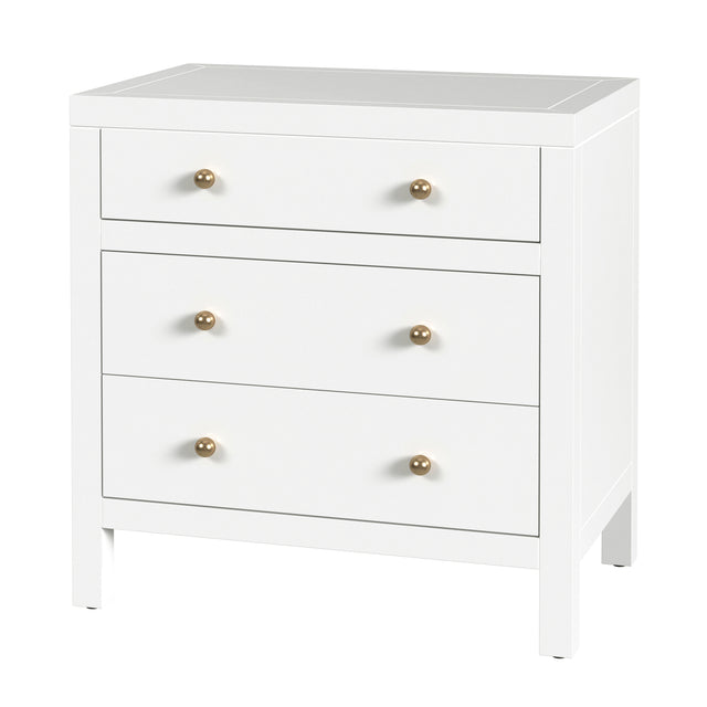 Nora 25 in. W Rectangular Wood 3 Drawer Nightstand by Butler Specialty Company