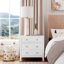 Nora 25 in. W Rectangular Wood 3 Drawer Nightstand by Butler Specialty Company