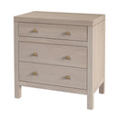 Nora 25 in. W Rectangular Wood 3 Drawer Nightstand by Butler Specialty Company