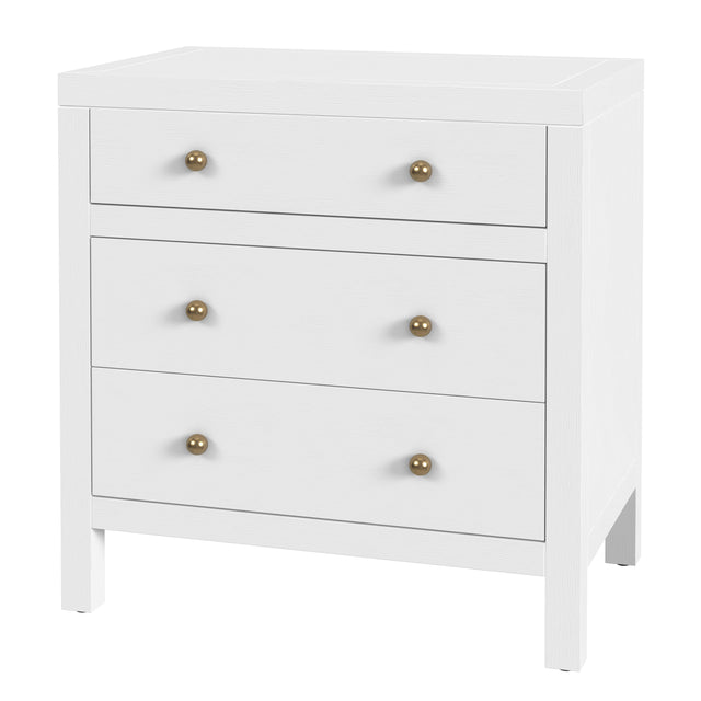 Nora 25 in. W Rectangular Wood 3 Drawer Nightstand by Butler Specialty Company