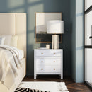 Nora 25 in. W Rectangular Wood 3 Drawer Nightstand by Butler Specialty Company