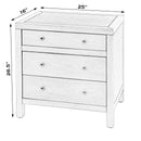 Nora 25 in. W Rectangular Wood 3 Drawer Nightstand by Butler Specialty Company