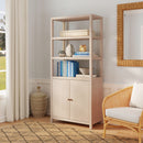 Nora 32 in W. x 72 in. H Wood 3- Tier Etagere Bookcase by Butler Specialty Company