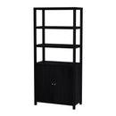 Nora 32 in W. x 72 in. H Wood 3- Tier Etagere Bookcase by Butler Specialty Company
