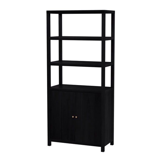 Nora 32 in W. x 72 in. H Wood 3- Tier Etagere Bookcase by Butler Specialty Company