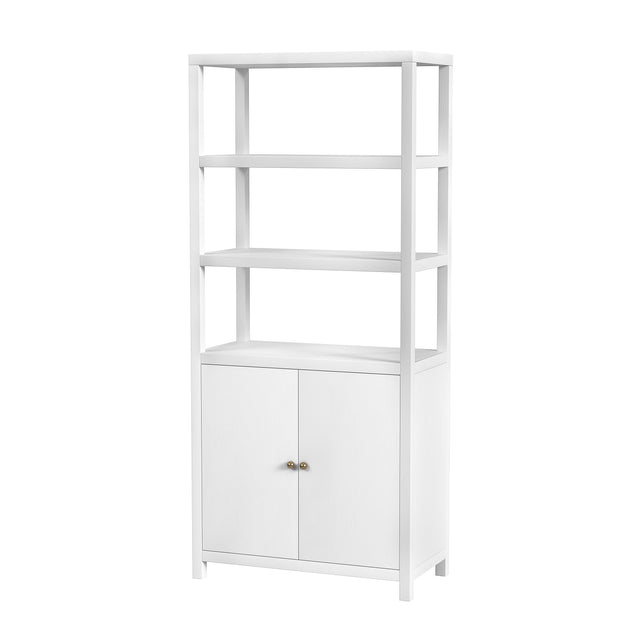 Nora 32 in W. x 72 in. H Wood 3- Tier Etagere Bookcase by Butler Specialty Company