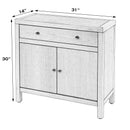 Nora 31 in. W Wood 1 Drawer 2 Door Accent Storage Cabinet by Butler Specialty Company