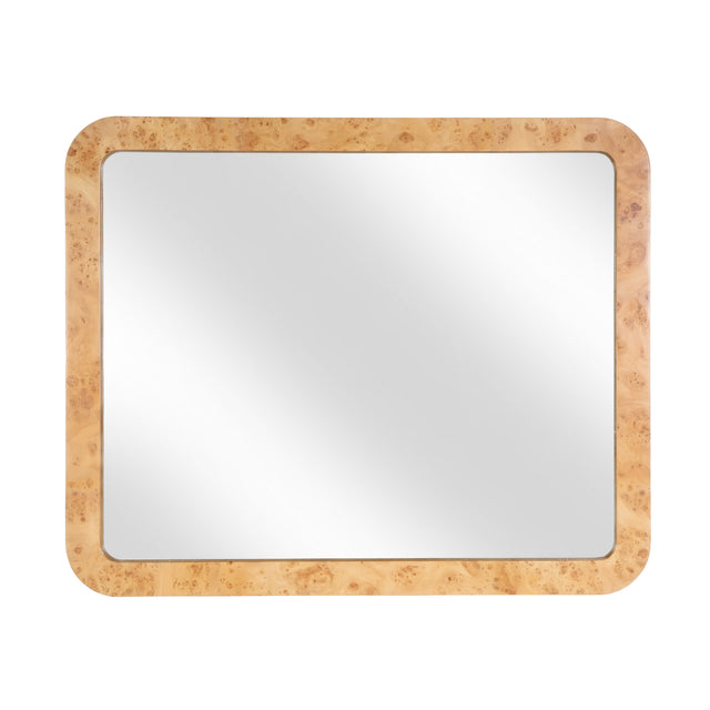 Cora 44 in. W x 36 in. H Rectangular Mappa Burl Wall Mirror by Butler Specialty Company