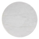 Nala 17 in. W Round Marble and Wood Side Table by Butler Specialty Company