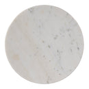 Newton 12 in. W Round Marble and Wood Side Table by Butler Specialty Company