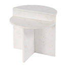 Vienna 19.5 in. W Round 100% Marble Accent Table by Butler Specialty Company