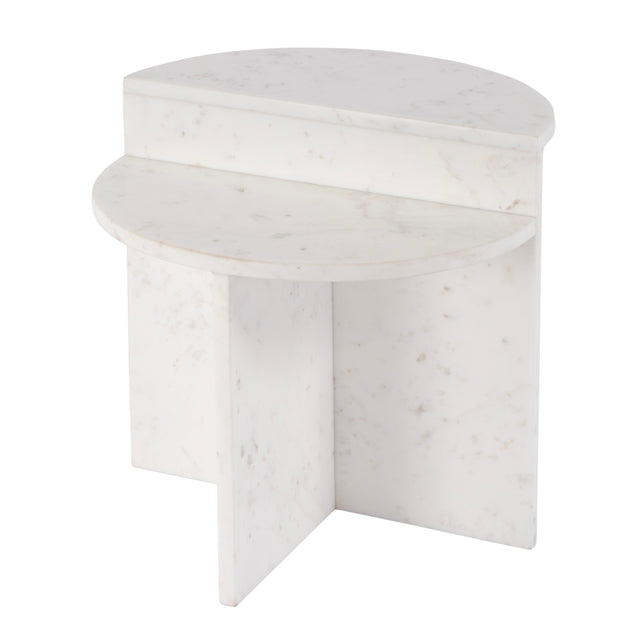 Vienna 19.5 in. W Round 100% Marble Accent Table by Butler Specialty Company