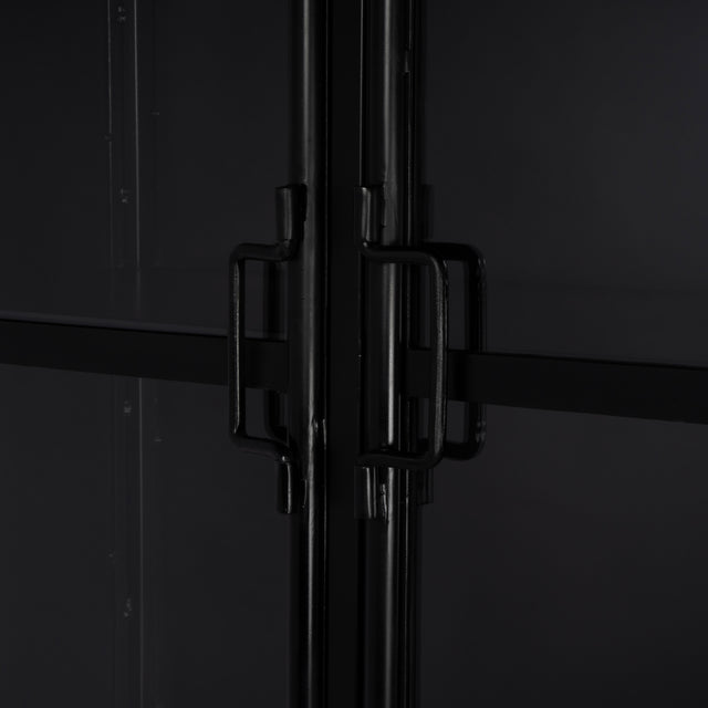 Worthington 77 in. H Iron and Glass Accent 2 Door Storage Cabinet by Butler Specialty Company