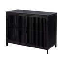 Worthington 35.5 in. W Iron and Glass Accent Storage Chest with 1 Interior Shelf by Butler Specialty Company