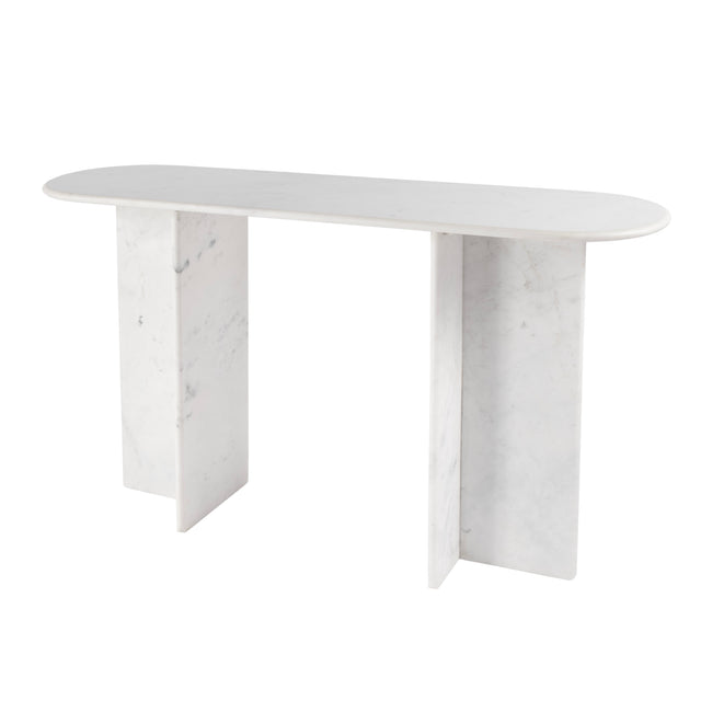 Vienna 54 in. W Rectangular 100% Marble Console/Sofa Table by Butler Specialty Company