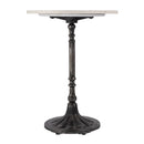 Elio 24 in. W Round Marble and Iron Side Accent Table by Butler Specialty Company
