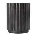 Ava 15 in. W Round Iron Fluted Side Table by Butler Specialty Company