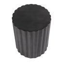 Ava 15 in. W Round Iron Fluted Side Table by Butler Specialty Company