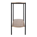 Rinaldi 48 in. W Elongated Marble and Iron 2-Tier Console Table by Butler Specialty Company