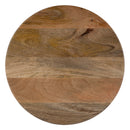 Botswana 15 in. W Round Solid Wood Abstract Pedestal Base Side Table by Butler Specialty Company