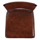 Nevin 19 in. Seat Height Leather and Iron Dining Side Chair by Butler Specialty Company