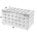 Kingston 36 in. W Leather Upholstered Accent Bench with Tufting by Butler Specialty Company