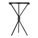 Lucca 14 in. W Round Aluminum and Iron Side Table with Tripod Shaped Base by Butler Specialty Company