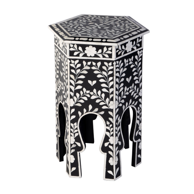 Amaya 16 in. W Hexagon Bone Inlay Side Table by Butler Specialty Company